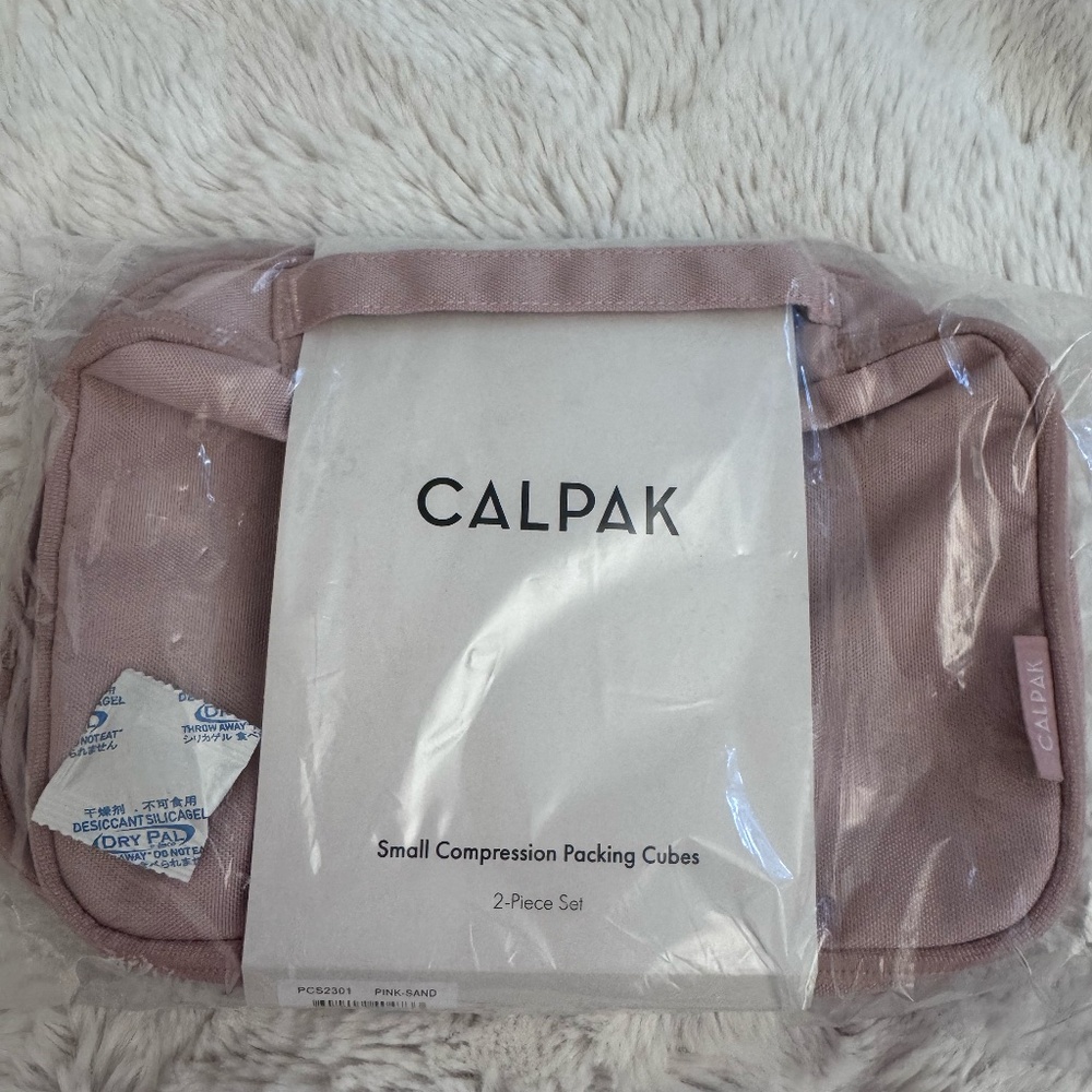 New Calpak Small Compression Cubes in Pink-Sand